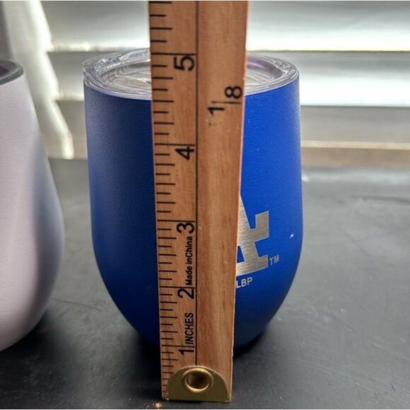 Los Angeles Dodgers Stemless Tumbler Set - 2 Pack - Double Wall - Blue & White - - Picture 5 of 5